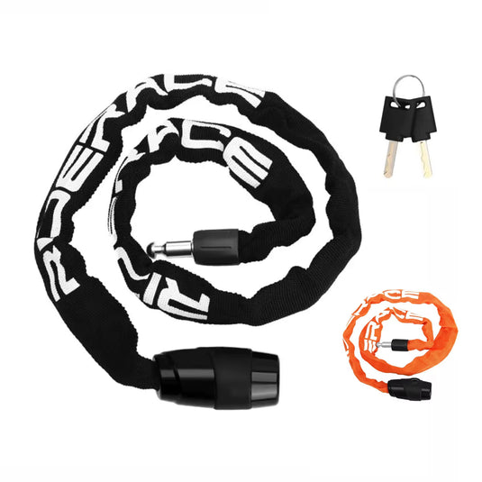 Corrente antifurto moto - cadeado alta segurança 95 cm 2 chaves