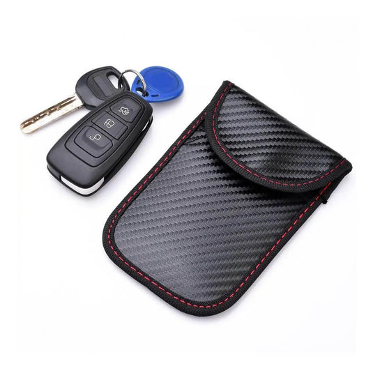 Bolsa bloqueadora sinal chave moto gaiola Faraday em TPU preto