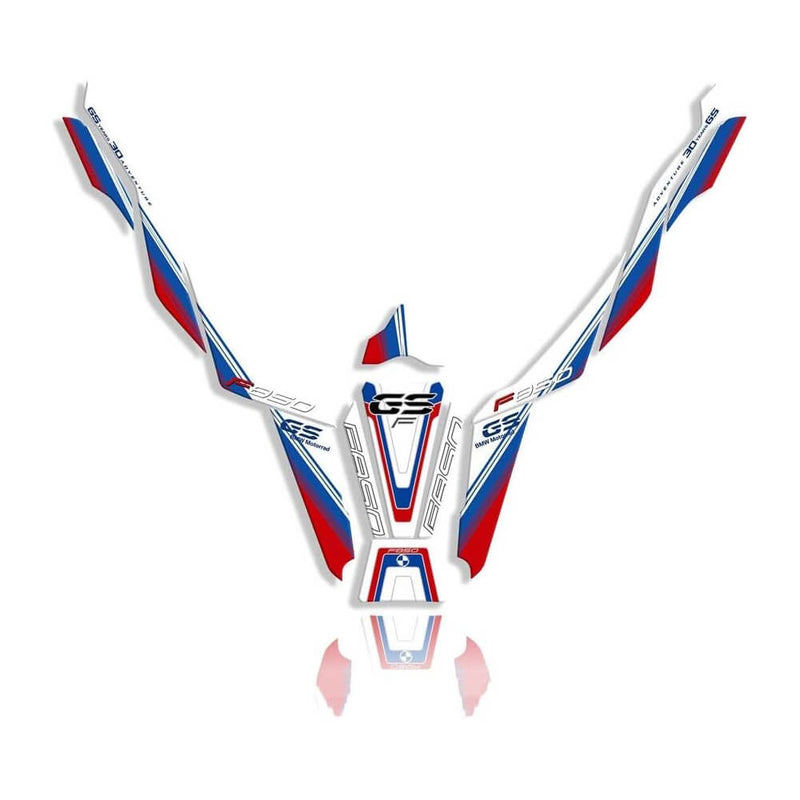 Load image into Gallery viewer, Kit protetor depósito gel 3D BMW F850GS com adesivos laterais
