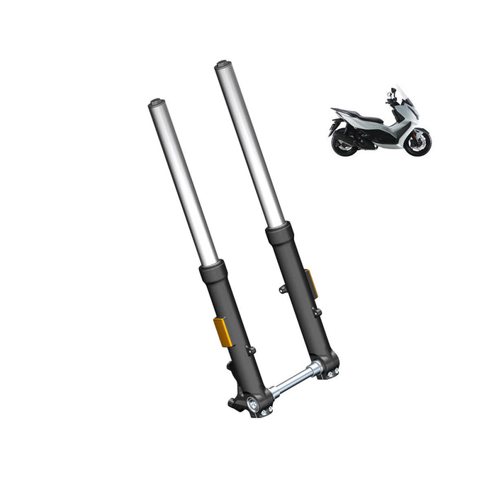 Amortecedores Dianteiros Originais Zontes 350D ZT350T-D - Par Completo Ø 41mm