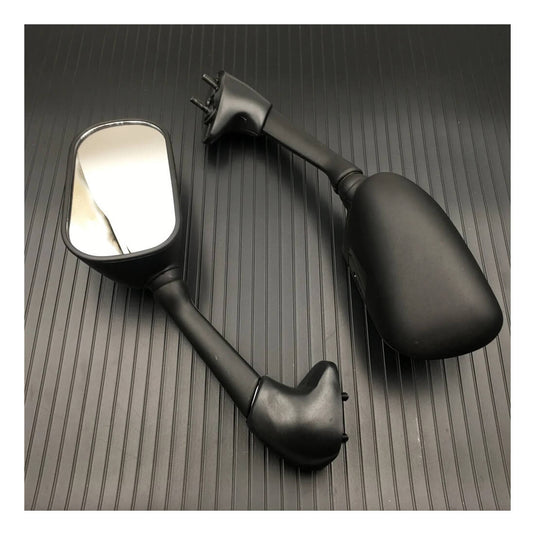 Par de espelhos retrovisores ABS preto para Yamaha YZF-R1 2002-2006