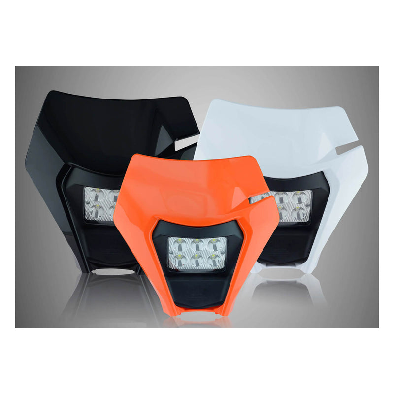 Load image into Gallery viewer, Farol LED 36W para KTM EXC SXF em preto, branco e laranja
