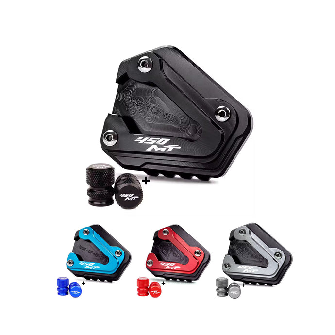 Kit CFMOTO 450MT - alargador descanso CNC + tampas válvulas 2024-2025