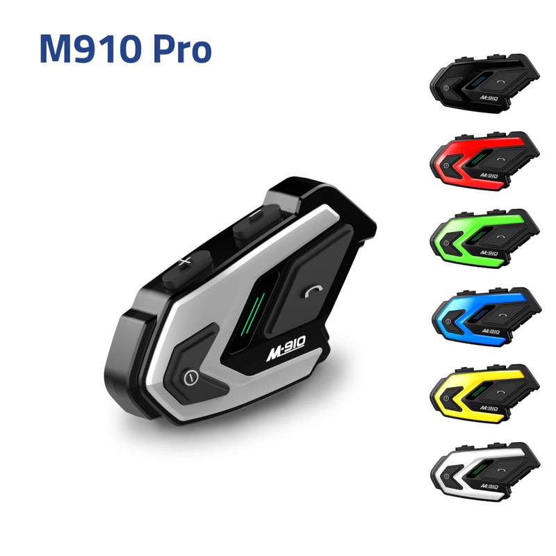 Carregue imagem no visualizador da galeriaIntercomunicador M910 Pro bluetooth moto 6 utilizadores em simultâneo
