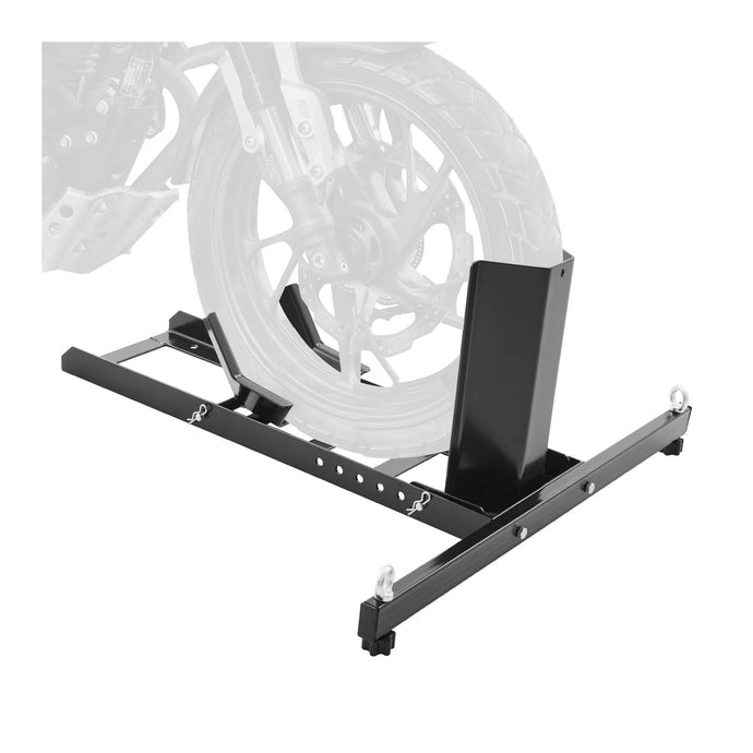 Calço para roda de moto - Suporte ajustável 816 kg aço reforçado