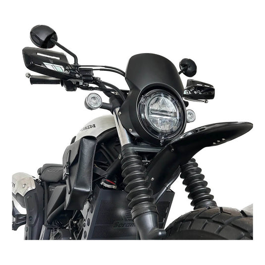 Para-brisas deflector de vento Honda CL250 CL500 em ABS branco