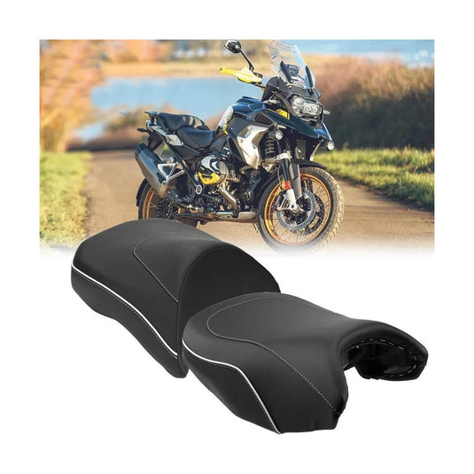 Bancos rebaixados BMW R1200GS R1250GS Adventure em couro sintético preto 