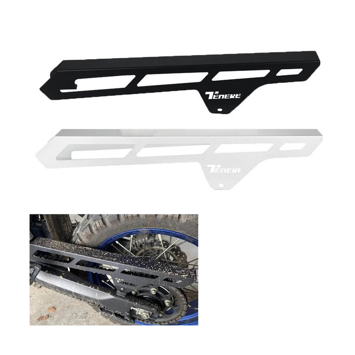 Proteção de corrente alumínio CNC para Yamaha Tenere 700 e XT660Z em preto