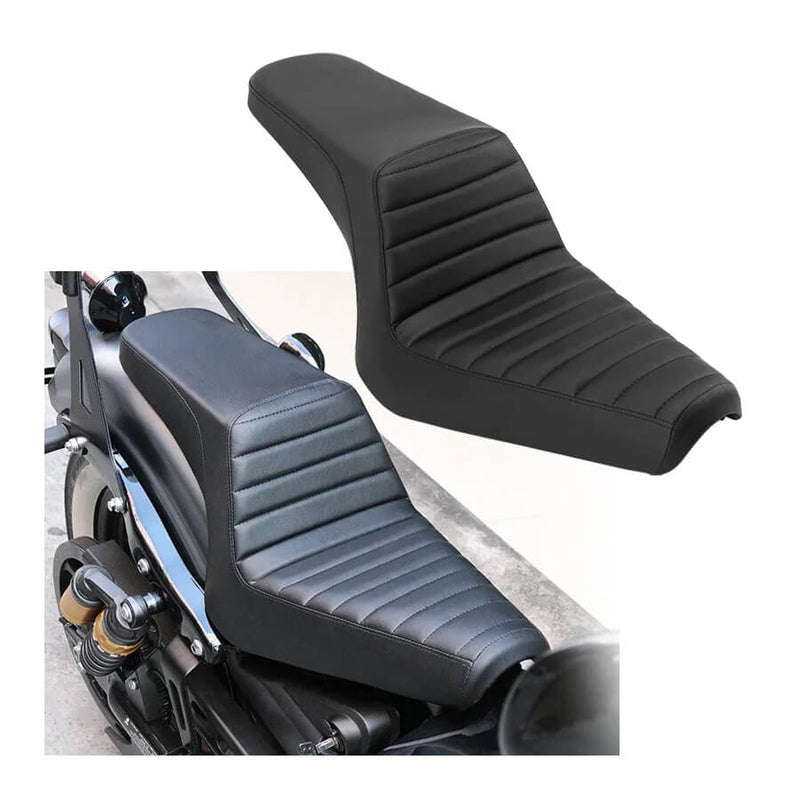 Carregue imagem no visualizador da galeriaBanco dois lugares Yamaha Bolt 950 XV950 XVS 950 em couro sintético preto 
