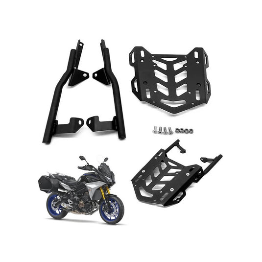 Suporte de bagagem traseiro para Yamaha Tracer 900/GT 2018-2020 em aço preto