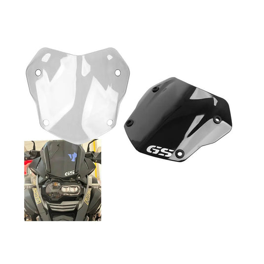 Viseira desportiva curta BMW R1200GS R1250GS Adventure em plástico ABS transparente 