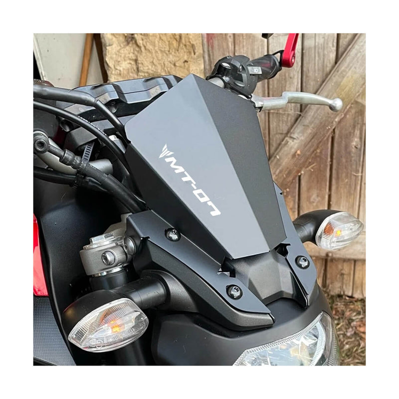 Carregue imagem no visualizador da galeriaDefletor de Vento Yamaha MT-07 FZ-07 2014-2017 - Proteção Frontal em Alumínio
