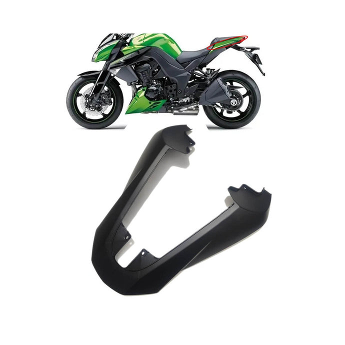 Carenagem traseira Kawasaki Z1000 2010-2013 plástico ABS - vista principal preto brilho