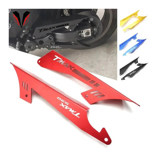 Proteção de correia CNC em alumínio anodizado para Yamaha TMAX 530/560 