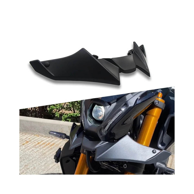 Load image into Gallery viewer, Spoiler aerodinâmico frontal preto para Yamaha MT-09 2021-2023 em ABS de alta resistência
