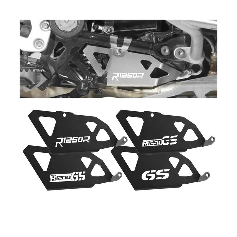 Load image into Gallery viewer, Proteção válvula escape alumínio CNC BMW R1200GS R1250GS Adventure prateado e preto

