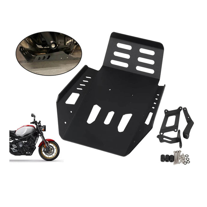 Protetor de Carter em Alumínio CNC para Yamaha MT-09, XSR900 e Tracer 900 - proteção total contra impactos