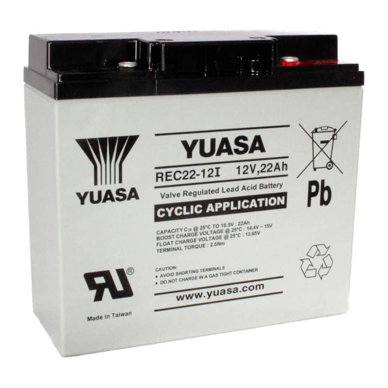 Load image into Gallery viewer, Bateria GS Yuasa REC22-12 12V 22Ah - terminais e dimensões 181x77x167mm
