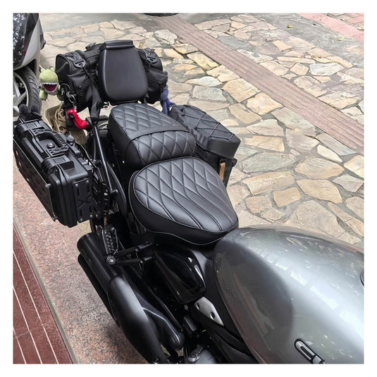 Banco do condutor CFMOTO 450CLC couro PU impermeável esponja alta densidade design maior que OEM