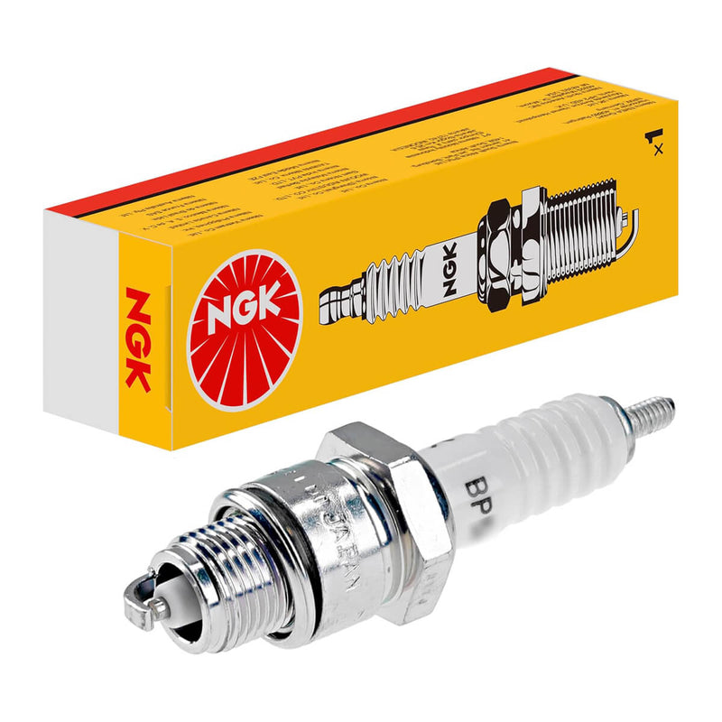 Carregue imagem no visualizador da galeriaVela de ignição NGK BP8HS-10 standard para moto 2 e 4 tempos Honda Yamaha Suzuki Kawasaki

