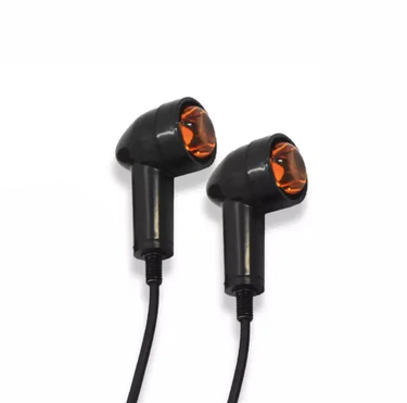 Conjunto de 4 piscas LED homologados moto cafe racer scrambler