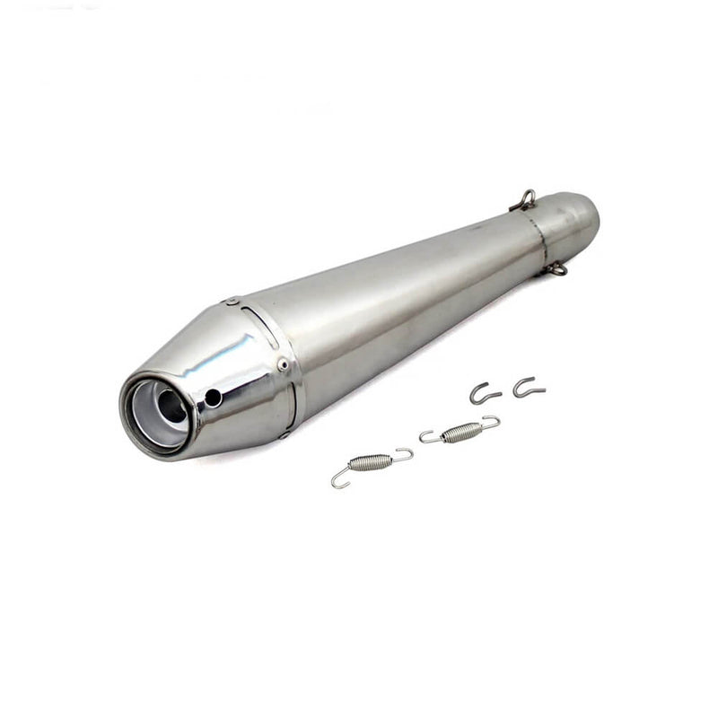 Carregue imagem no visualizador da galeriaPonteira de escape Universal aço inoxidável 38-51 mm com DB killer silenciador
