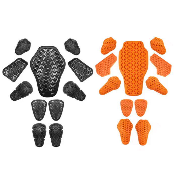 Proteção completa motociclista - kit proteções CE protetor dorsal