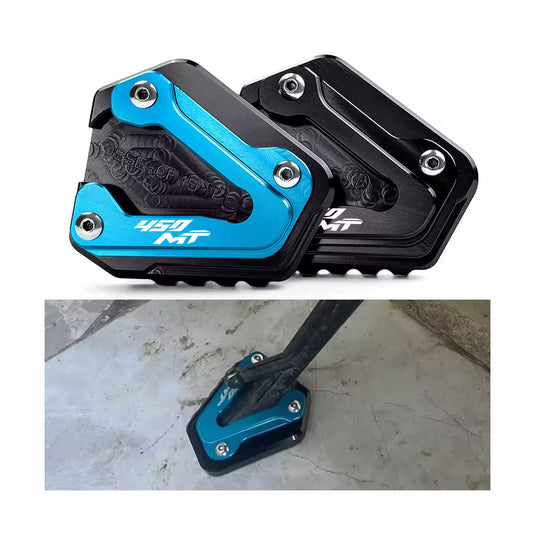 Alargador descanso lateral CFMOTO 450MT - CNC alumínio 6061 anodizado