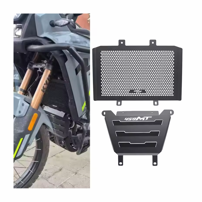 Protetor de radiador CFMOTO 450MT/IBEX 450 - grelha de proteção em alumínio