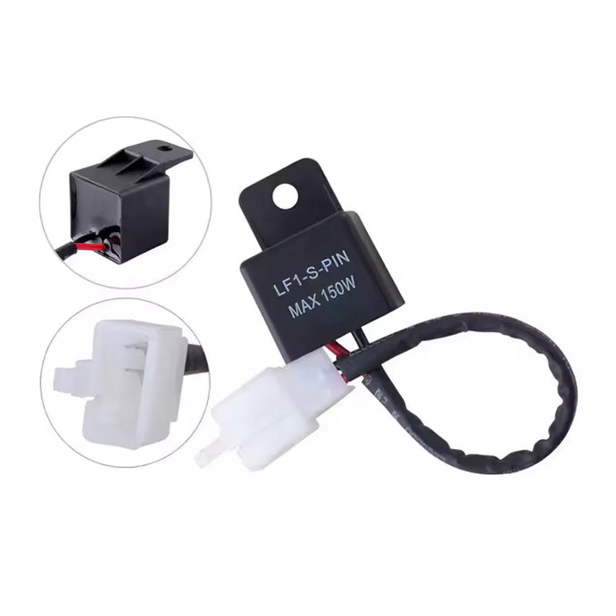 Relé intermitente LED para motos 12V - 2 pinos universal