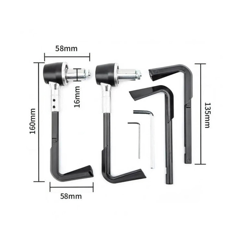 Carregue imagem no visualizador da galeriaPar protetor alavanca travão e embraiagem ajustável
