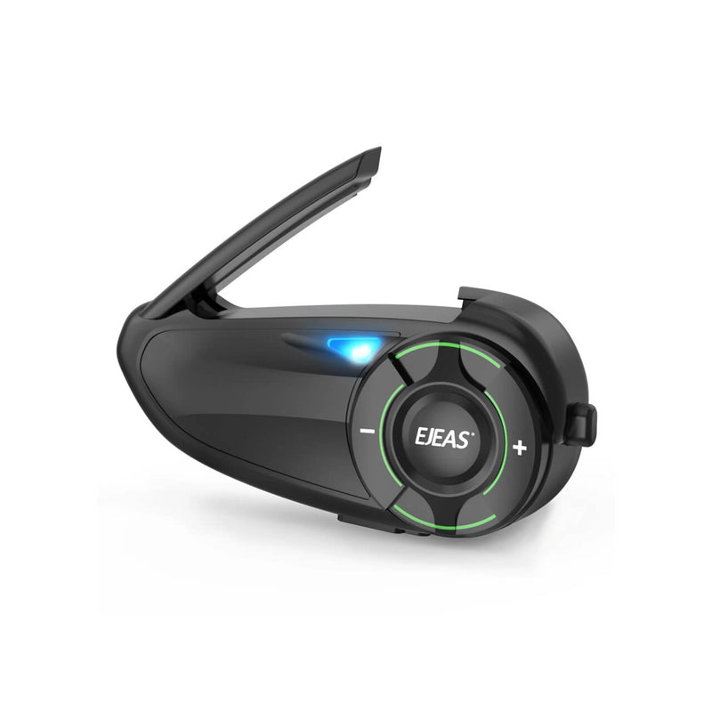 Carregue imagem no visualizador da galeriaIntercomunicador EJEAS Q8 Bluetooth 5.1 Mesh para 6 motociclistas 1000m
