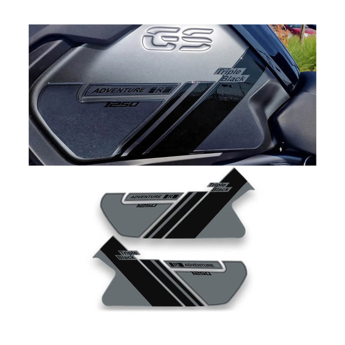 Autocolante Protetor de Depósito 3D em Resina para BMW R1250GS Adventure Triple Black 2023