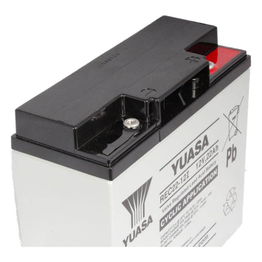 Bateria AGM VRLA GS Yuasa REC22-12 - tecnologia selada sem manutenção