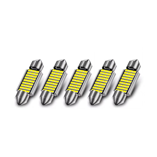 Conjunto lâmpadas CANBUS LED C5W C10W 6000K 12V