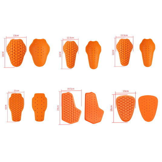 Proteção completa motociclista - kit proteções CE protetor dorsal