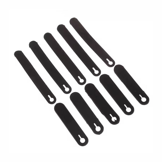 Abraçadeiras elásticas de borracha para moto - 10 Unidades (5 cm ou 8 cm)
