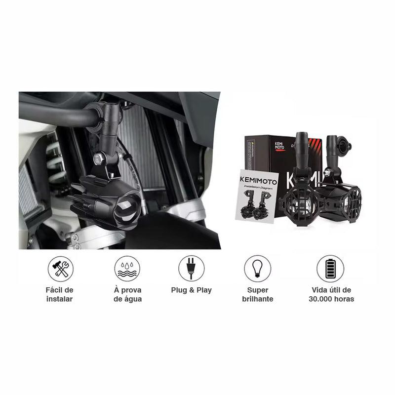 Carregue imagem no visualizador da galeriaFaróis auxiliares bifocais homologados E24 - 40W LED
