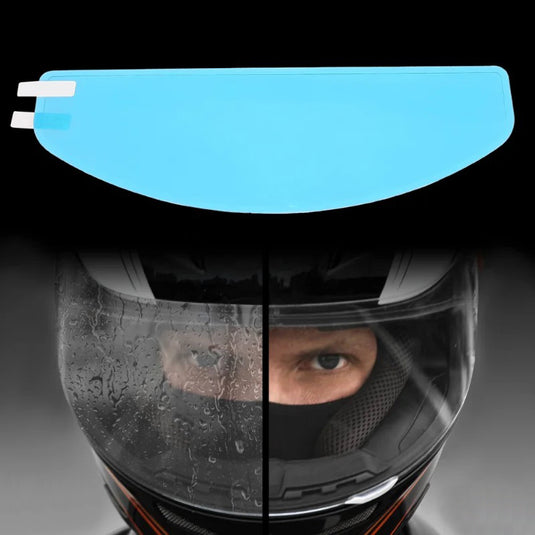Películas viseira anti-embaciamento repelentes água capacete