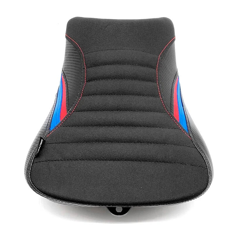 Carregue imagem no visualizador da galeriaAssento condutor BMW S1000RR azul vermelho preto 
