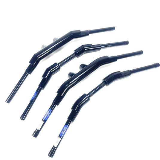 Guiador T 2" em aço cromado instalado em Harley-Davidson V-Rod - vista frontal