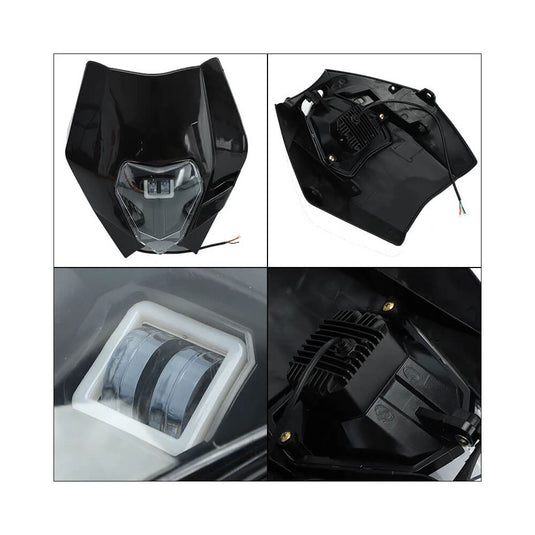 Farol LED Universal para Moto KTM EXC SX XC XCW - Motocross e Supermoto