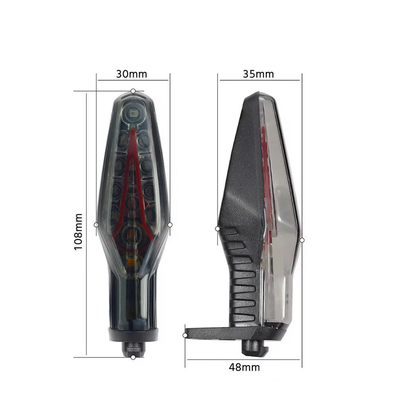Carregue imagem no visualizador da galeriaDetalhe piscas traseiros LED BMW R1250GS S1000RR com função travão
