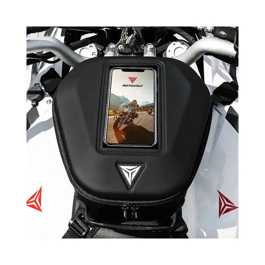 Bolsa de depósito magnética para moto - Multifuncional e impermeável