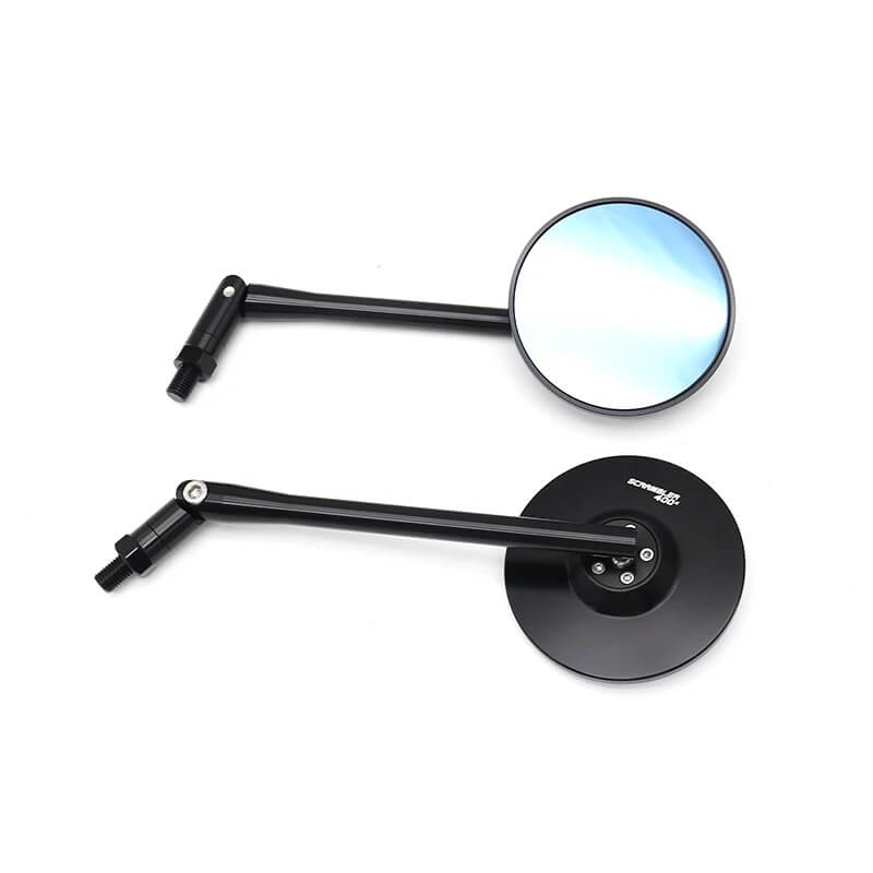 Load image into Gallery viewer, Espelhos retrovisores vintage alumínio Honda CT125 instalados 
