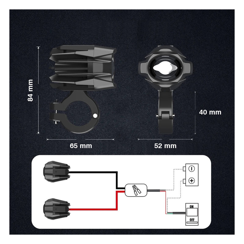 Carregue imagem no visualizador da galeriaFaróis de Nevoeiro LED - 6000K Super Brilhantes 50W
