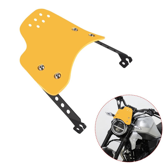 Viseira defletora universal para farol redondo