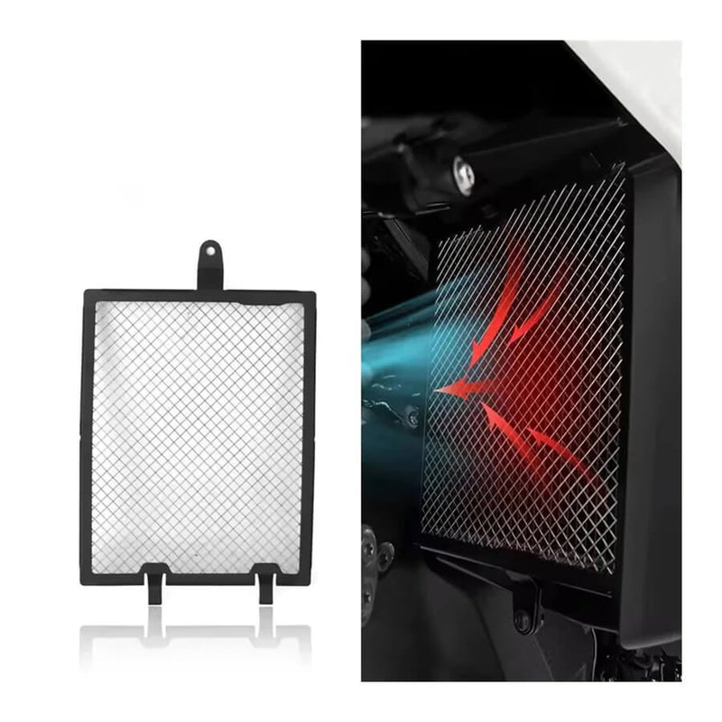 Load image into Gallery viewer, Proteção de radiador BMW R1300GS Adventure instalada na moto 
