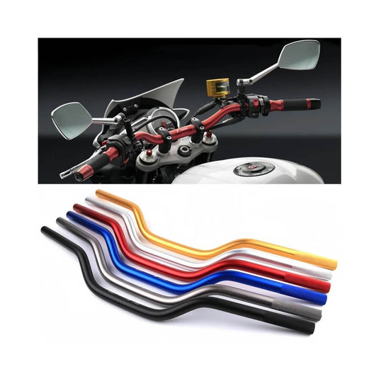 Guiador Universal 22 mm Alumínio CNC 720 mm para Moto - Várias Cores