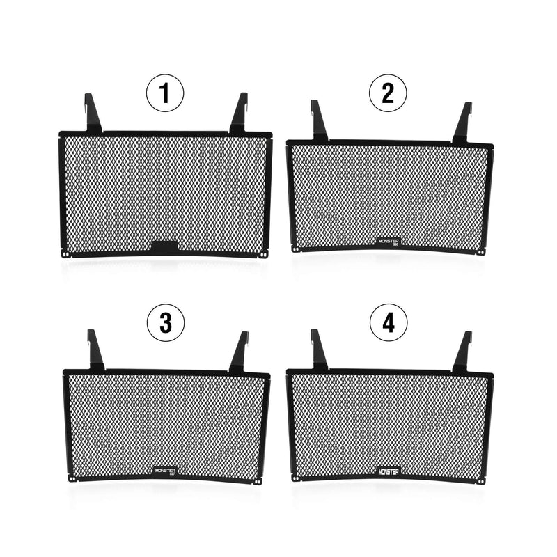 Load image into Gallery viewer, Protetor radiador Ducati Monster 937 950 em alumínio CNC preto 
